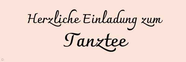 Plakat Tanztee