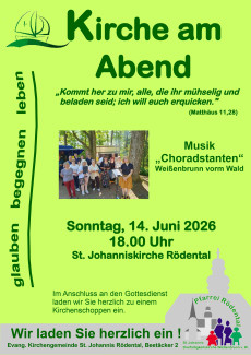 Kirche am Abend 14. Juni 2026